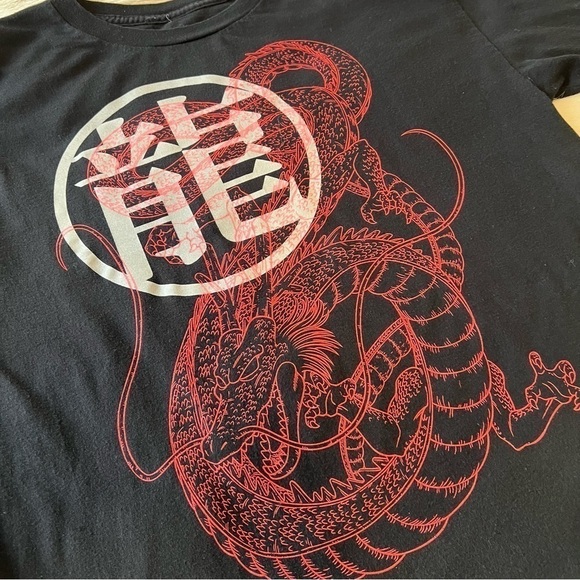 DRAGONBALL Z Black Red Graphic Long Sleeve M Shirt Anime RIPPLE JUNCTION - Picture 9 of 10